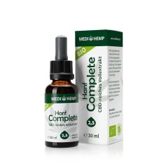 Medihemp Organic Hemp Complete CBD+CBDa Oil 2,5% 30ml