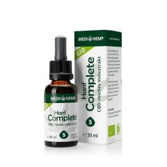 Medihemp Organic Hemp Complete CBD+CBDa Öl 5% 30ml