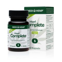 Medihemp Organic Hemp Complete CBD kapszula 5% 60db