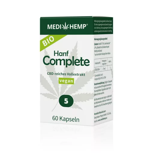 Medihemp Organic Hemp Complete 5% CBD Kapseln (60 Stk.)