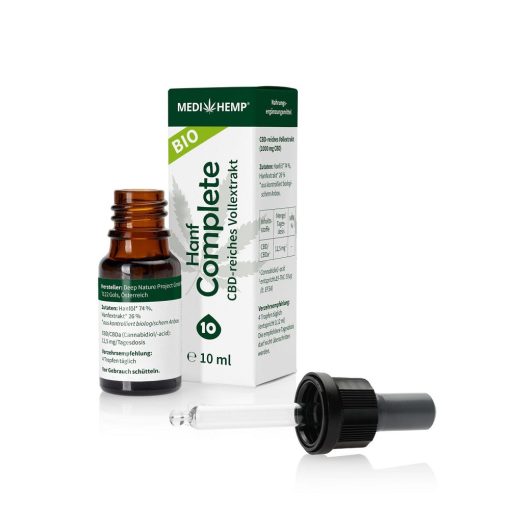 Medihemp Organic Hemp Complete CBD+CBDa Öl 10% 10ml