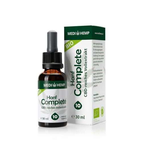 Medihemp Organic Hemp Complete CBD+CBDa oil 10% 30ml