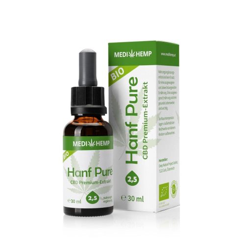 Medihemp Organic Hemp Pure CBD Öl 2,5% 30ml