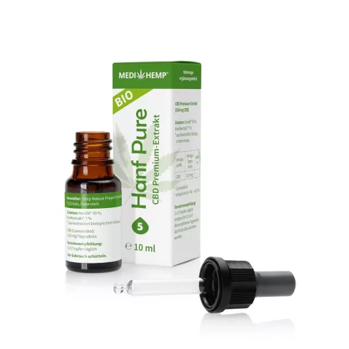 Medihemp Organic Hemp Pure CBD Öl 5% 10ml