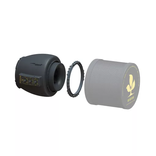 Secret Jardin extractor DF16 fan 150/250/350 m3/h with speed/temperature control