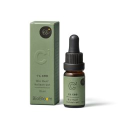 Biobloom Bio CBD Hanfextrakt NaturalONE CBD olaj 1% 10ml