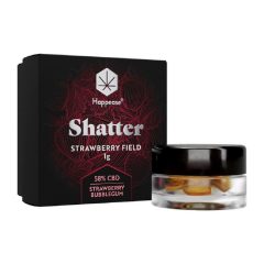 Happease Extract Strawberry Field Shatter 58% CBD, 1g
