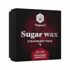 Happease - Extract Strawberry Field Sugar Wax, 62% CBD, 1g