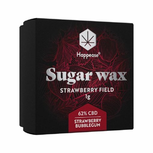 Happease Strawberry Field Sugar Wax, 62% CBD