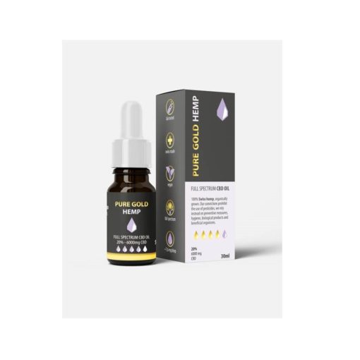 Pure Gold Hemp Full Sprectum CBD olaj 20% 30ml